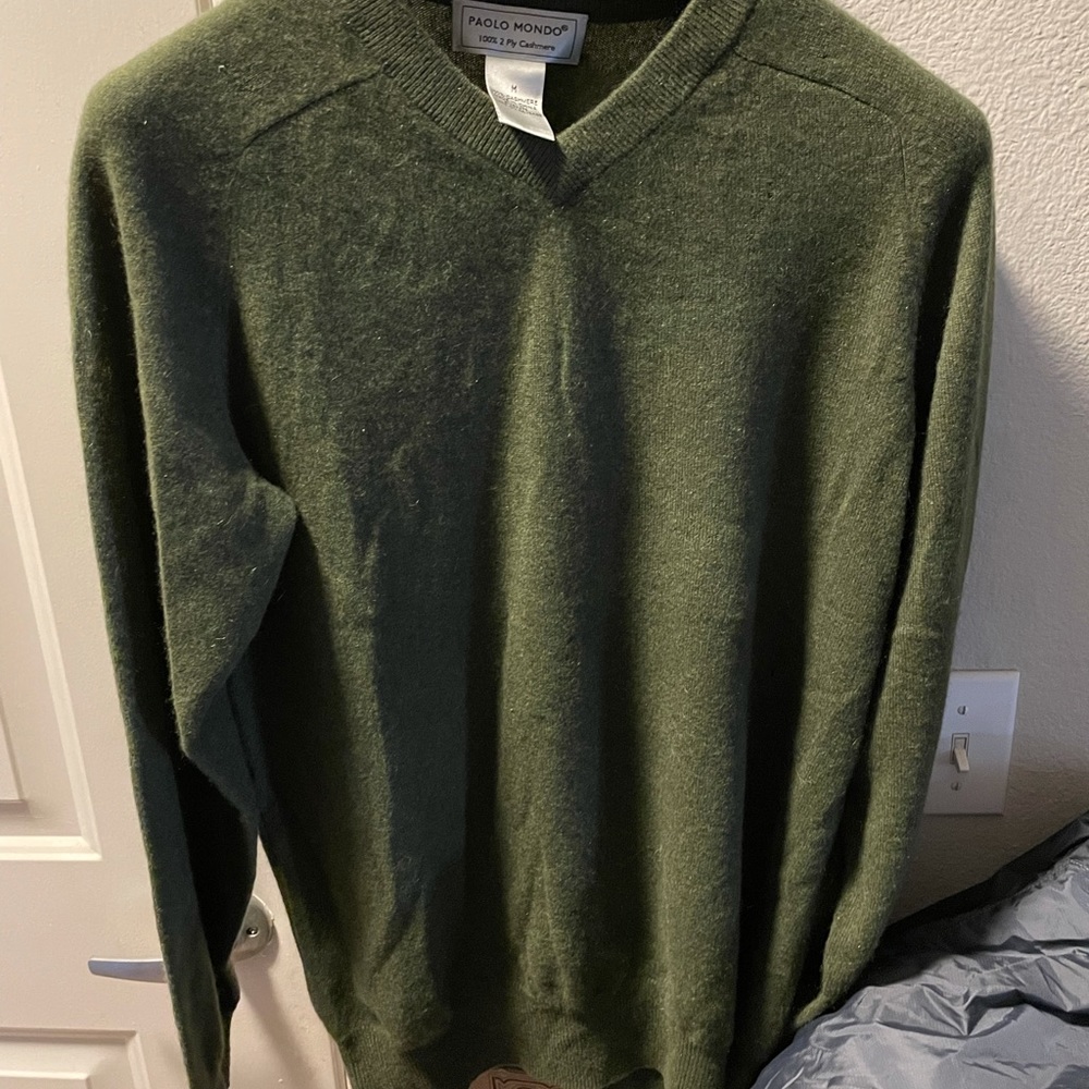 Paolo Mondo 100% Cashmere Sweater